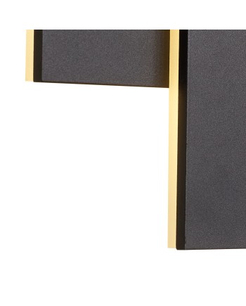 TAHITI XL * APLIQUE GRANDE LED CUADRADOS 36W - NEGRO - 3000K